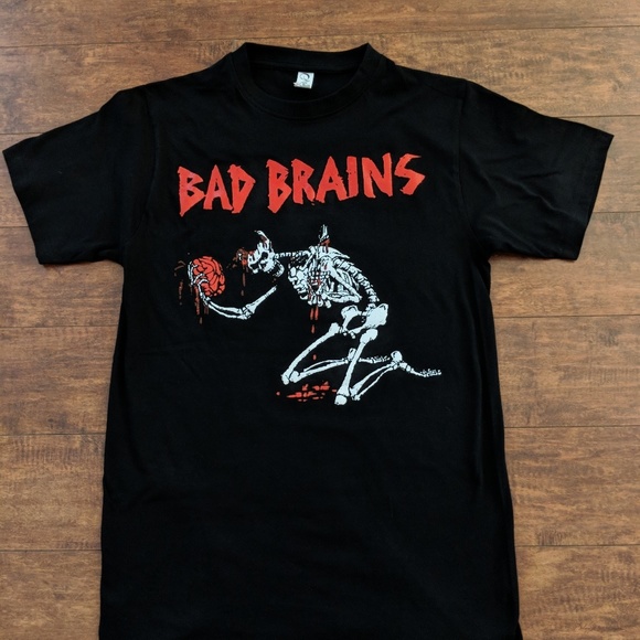 bad brains skeleton shirt